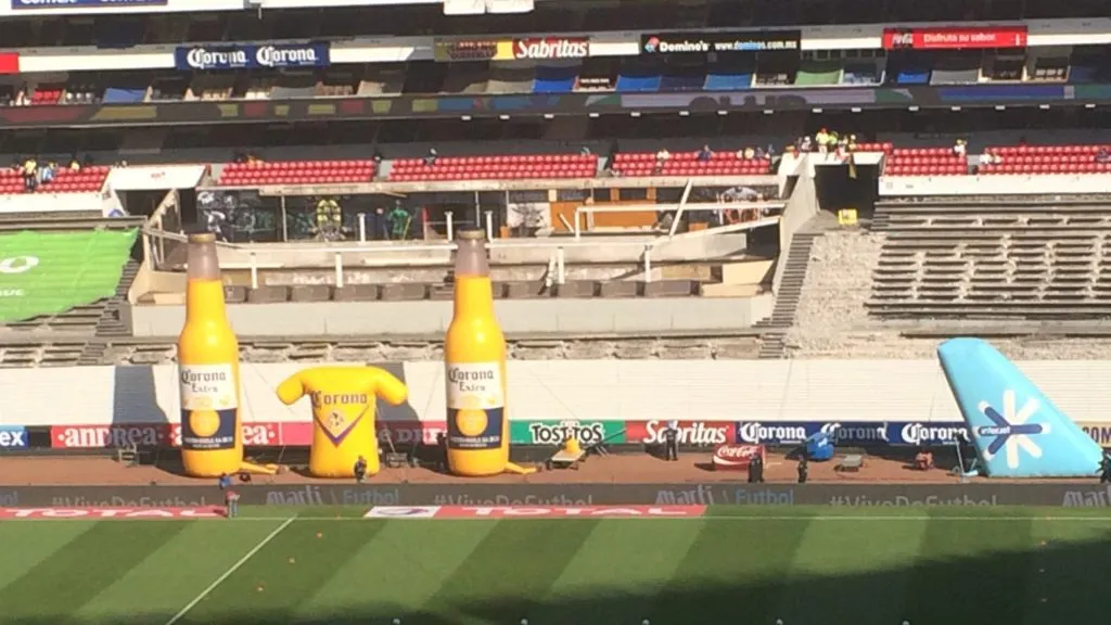 El Estadio Azteca sufrirá modificaciones para albergar el Mundial 2026. (Foto: Récord)