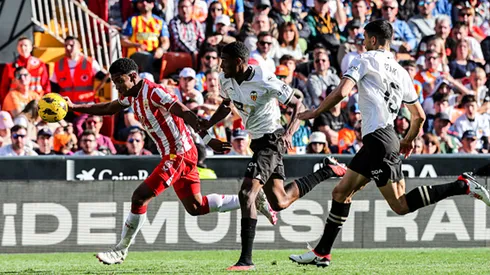Antony Choco Lozano debutó con Almería aunque no fue de la mejor manera