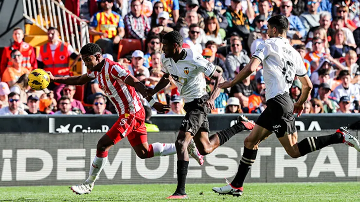 Antony Choco Lozano debutó con Almería aunque no fue de la mejor manera