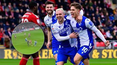 Brandon Aguilera debutó con un golazo en Bristol Rovers.