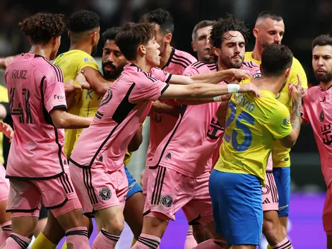 Al Nassr de Cristiano Ronaldo goleó a Inter Miami de David Ruiz y Lionel Messi