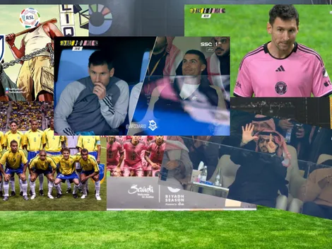 Todos los memes que dejó la goleada del Al Nassr de Cristiano sobre el Inter Miami de Messi