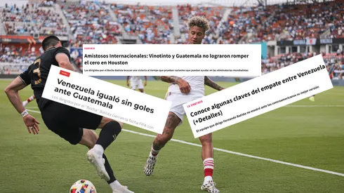 Así reaccionó la prensa en Venezuela tras el amargo empate ante Guatemala