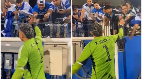 El gran gesto de Keylor Navas con los aficionados de Honduras [VIDEO]