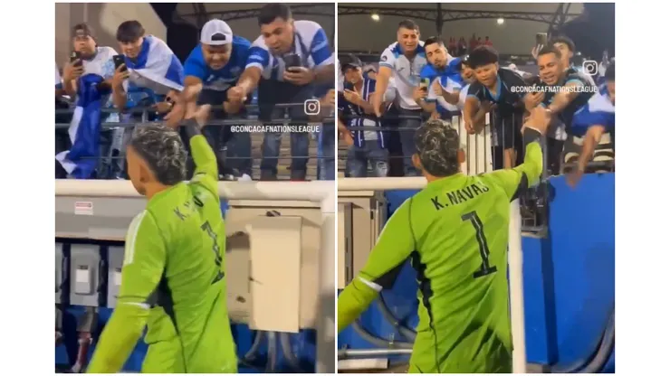 El gran gesto de Keylor Navas con los aficionados de Honduras [VIDEO]
