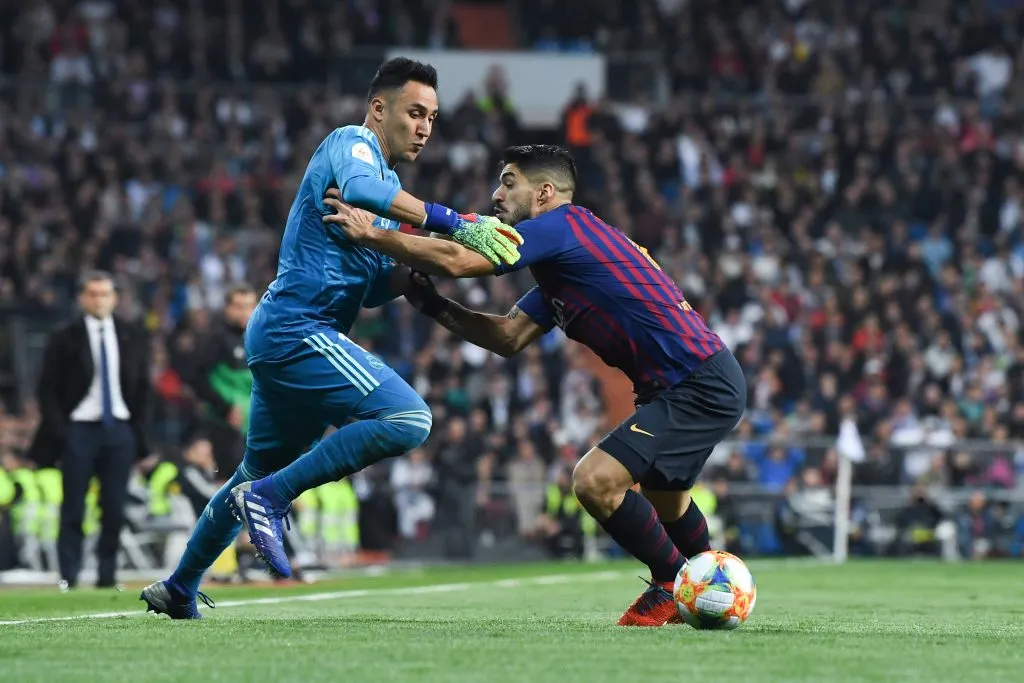 Keylor Navas ya sabe lo que es enfrentar al Barcelona. (Photo by David Ramos/Getty Images)