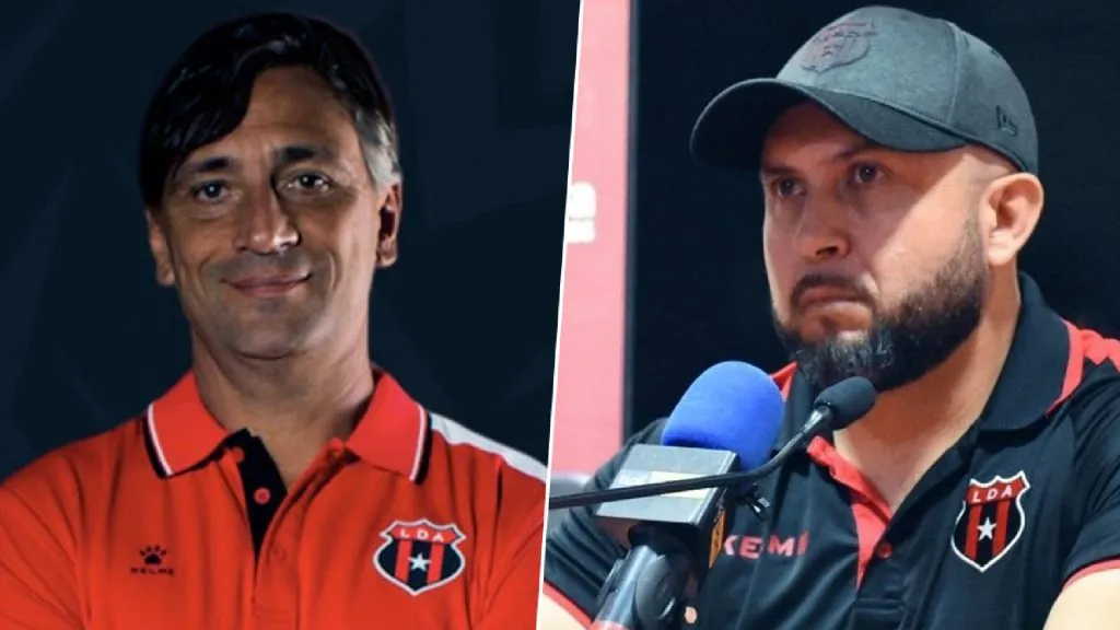 Martín Arriola y Mario Acosta fueron apartados de Alajuelense. (Foto: X)