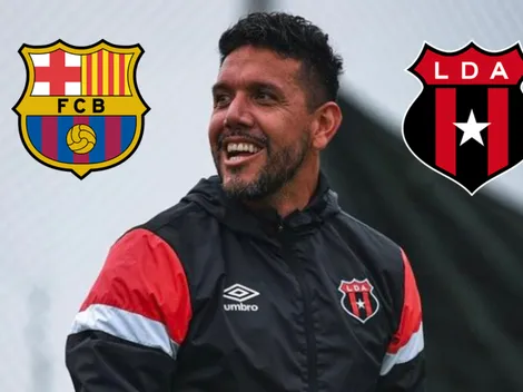Leonel Moreira comparó a Alajuelense con el FC Barcelona