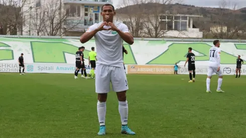 Jurguens Montenegro hizo dos goles en Albania. (Foto: Everardo Herrera)