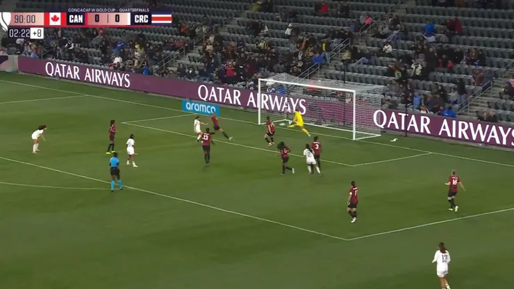La jugada que pudo haber cambiado el destino de Costa Rica en la Copa Oro de Concacaf W [VIDEO]
