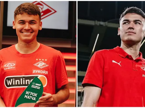 Manfred Ugalde destacó en su primer partido oficial con el Spartak Moscú