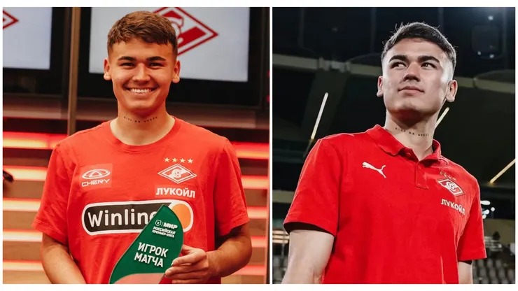 Manfred Ugalde destacó en su primer partido oficial con el Spartak Moscú