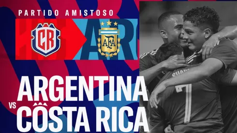 Costa Rica jugará contra Argentina en Estados Unidos. (Foto: Fedefútbol)