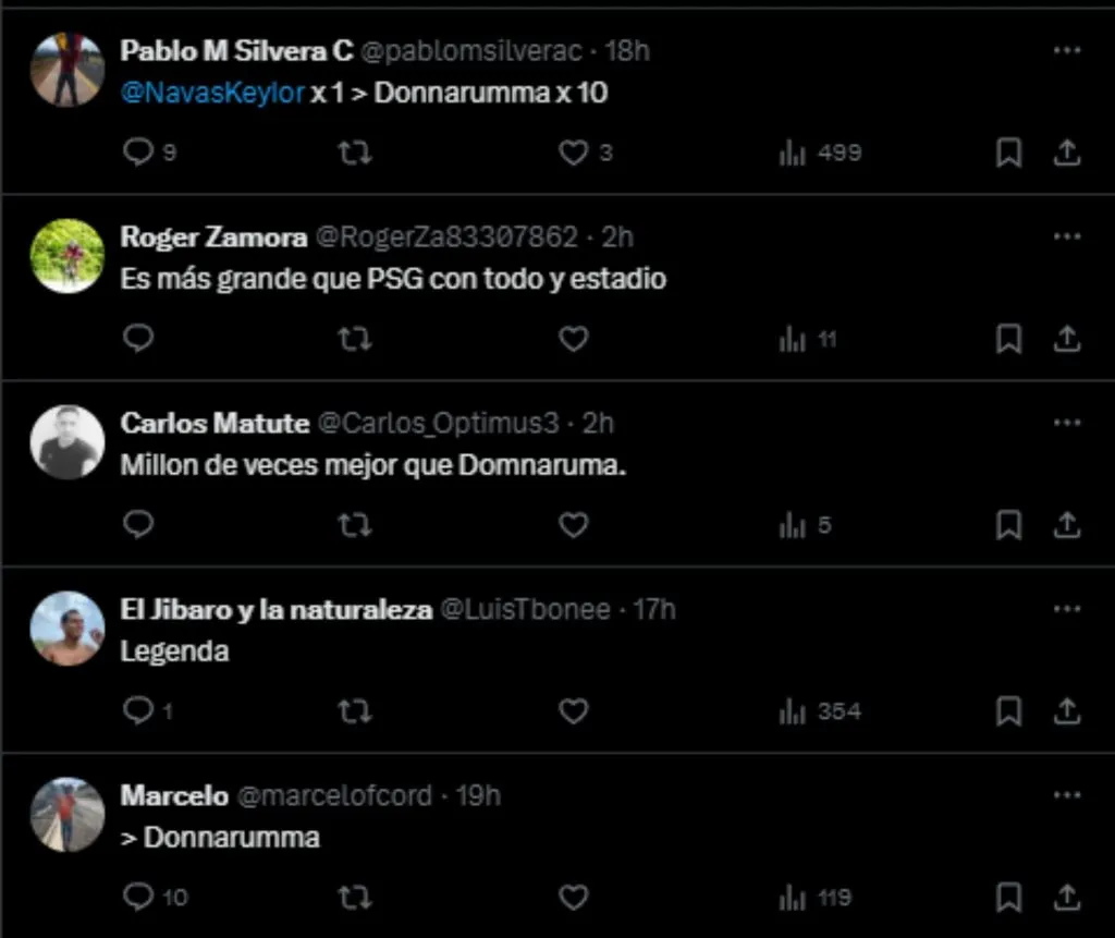 Respuestas del tweet de la Ligue 1. (Foto: X)