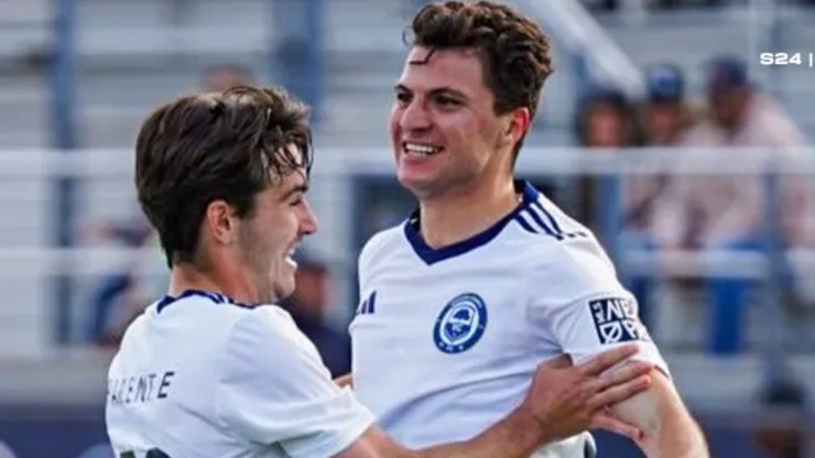 Gino Vivi metió un gran gol en la victoria del equipo filial del LA Galaxy. (Foto: VCFC)