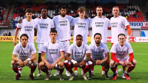 Jugadores del Top Oss tuvieron un gran gesto con Enrico Dueñas tras su lesión