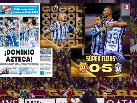 La reacción de los medios tras la goleada del Pachuca sobre Herediano en Concachampions