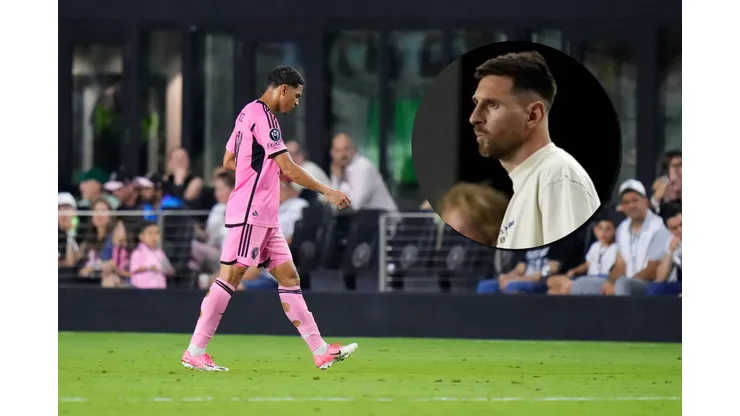 David Ruiz dejó a su equipo con uno menos y no le gustó a Lionel Messi. (Foto: Getty Images)