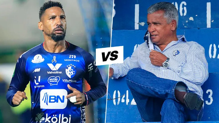 Marcel Hernández confrontó a Leonardo Vargas. (Foto: La Nación)