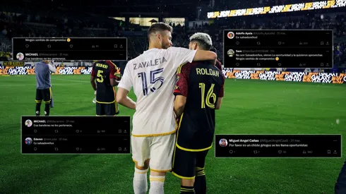 Eriq Zavaleta y Alex Roldán fueron atacados por un posteo de LA Galaxy. (Foto: X)