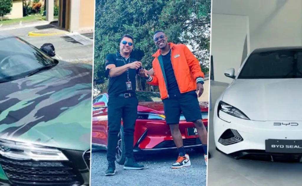 Los tres vehículos que pertenecen a Joel Campbell.