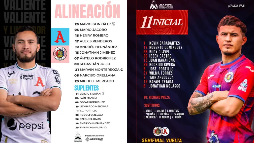 (Fotos: Alianza y FAS)