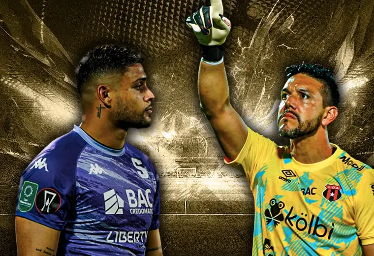 Moreira y Chamorro antes de la final del Clausura 2024