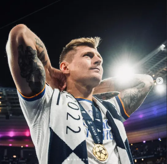 Toni Kroos con el Real Madrid