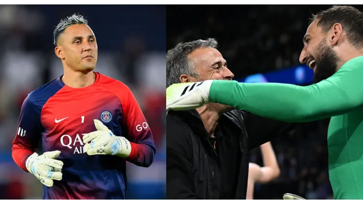 Keylor Navas les envió un firme mensaje a Luis Enrique y Donnarumma en su despedida de PSG