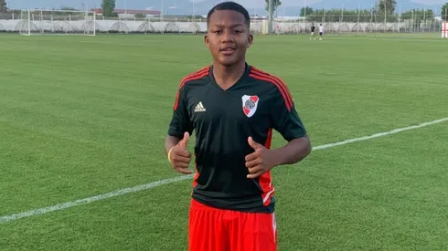 Con 15 años ya milita en River Plate y tiene futuro