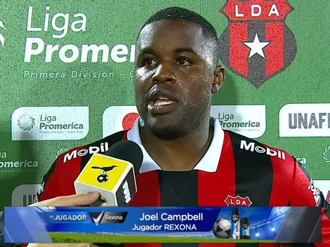Joel Campbell provocó a Herediano y advirtió lo que le espera en la revancha