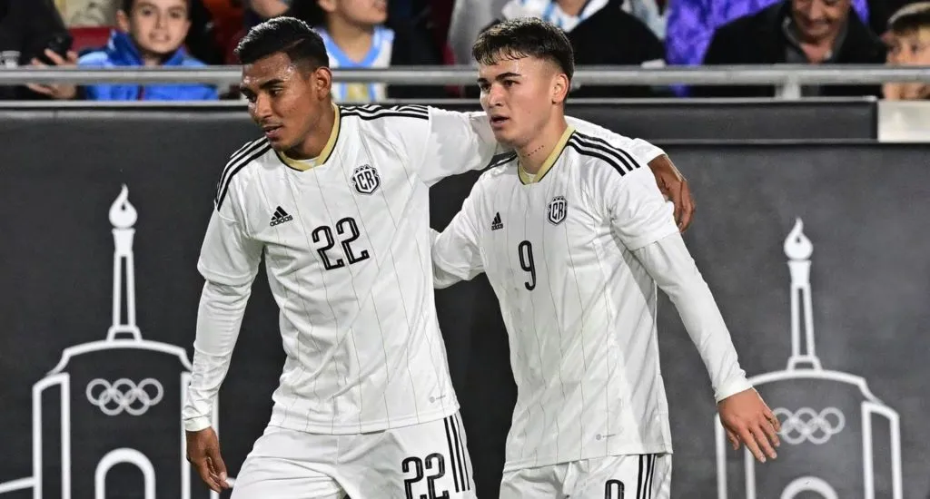 Manfred Ugalde con la Selección de Costa Rica