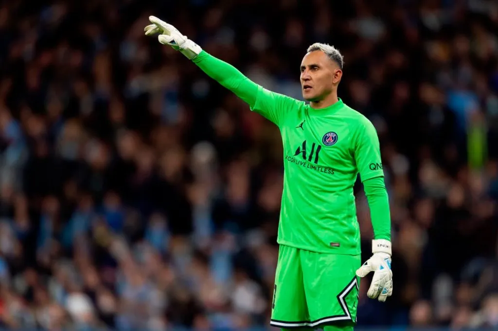 Keylor Navas con el PSG