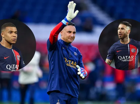 Así reaccionaron Mbappé y Sergio Ramos a la despedida de Keylor Navas del PSG