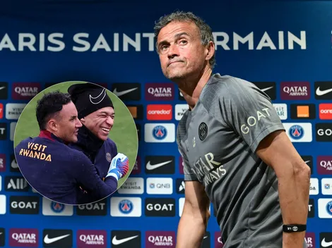 Luis Enrique: su contundente mensaje sobre el PSG sin Keylor Navas y Mbappé