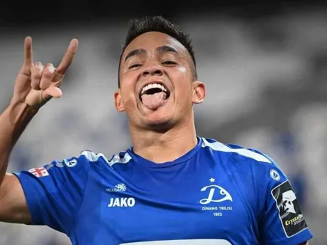 Oscar Santis marcó su primer gol en el fútbol de Georgia (VIDEO)