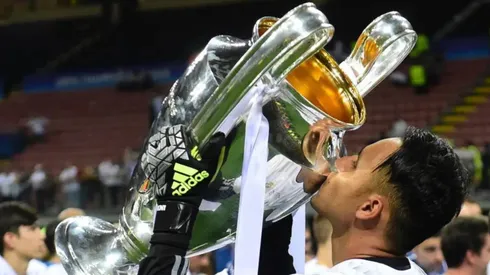Keylor Navas celebró el triunfo del Real Madrid en la Champions League por una razón muy especial