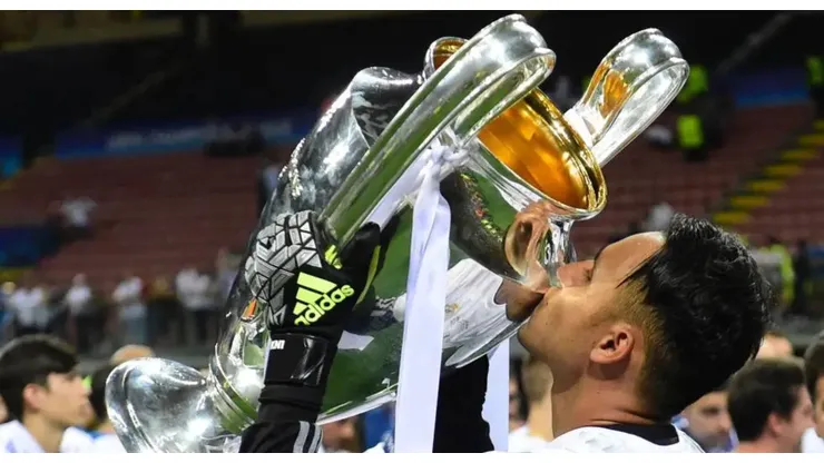 Keylor Navas celebró el triunfo del Real Madrid en la Champions League por una razón muy especial