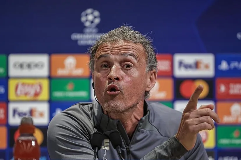Luis Enrique con PSG