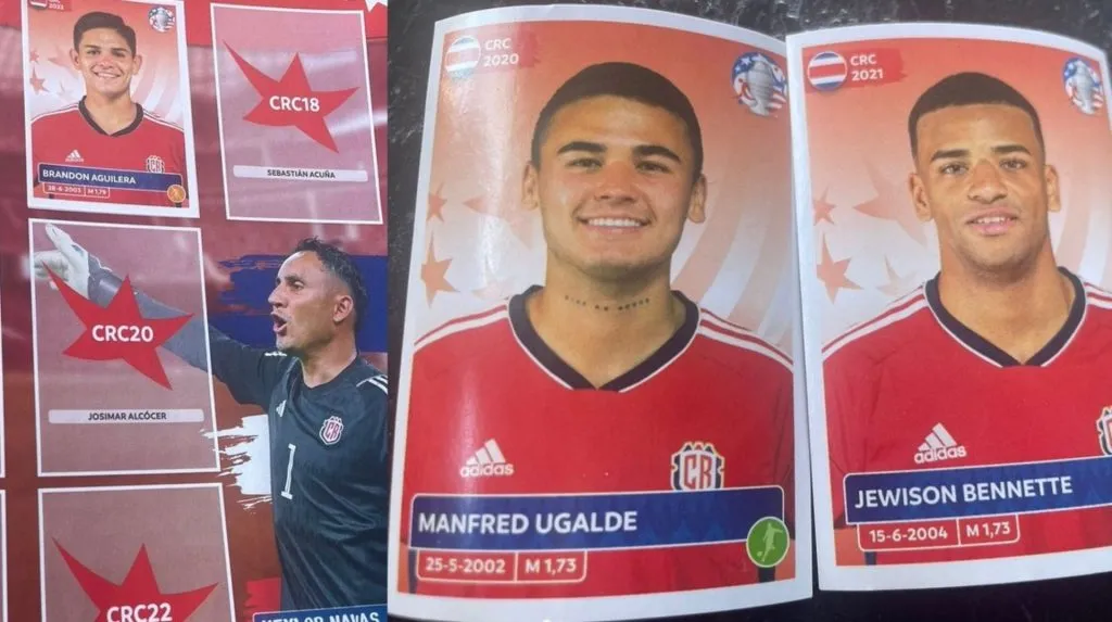 El álbum Panini con mayoría de no convocados. (Evergol)