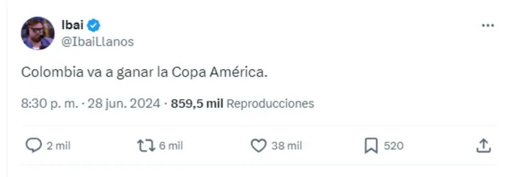 La contundente aseveración de Ibai Llanos se hizo viral rápidamente. (Twitter)