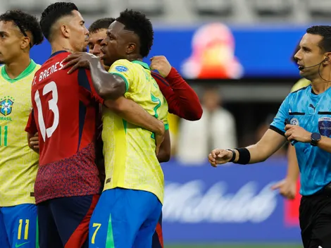 Las jugadas que desataron la bronca de Vinicius y Brasil contra Costa Rica