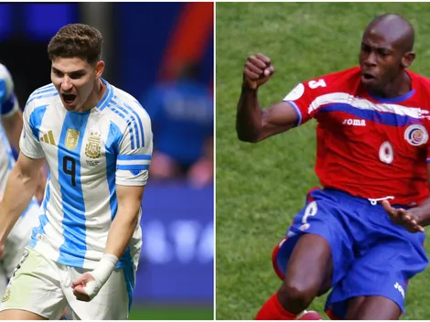 Julián Álvarez iguala una marca de Paulo Wanchope en el debut de Argentina por la Copa América 2024