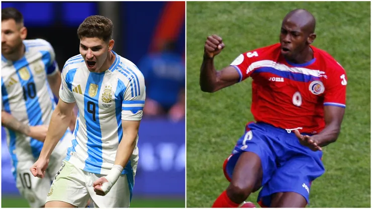 Julián Álvarez iguala una marca de Paulo Wanchope en el debut de Argentina por la Copa América 2024