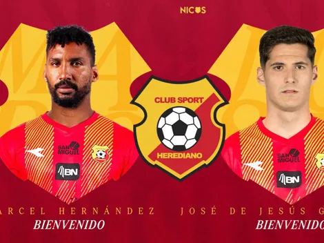 Herediano asusta: Marcel Hernández y Tepa González mandan mensaje a sus rivales