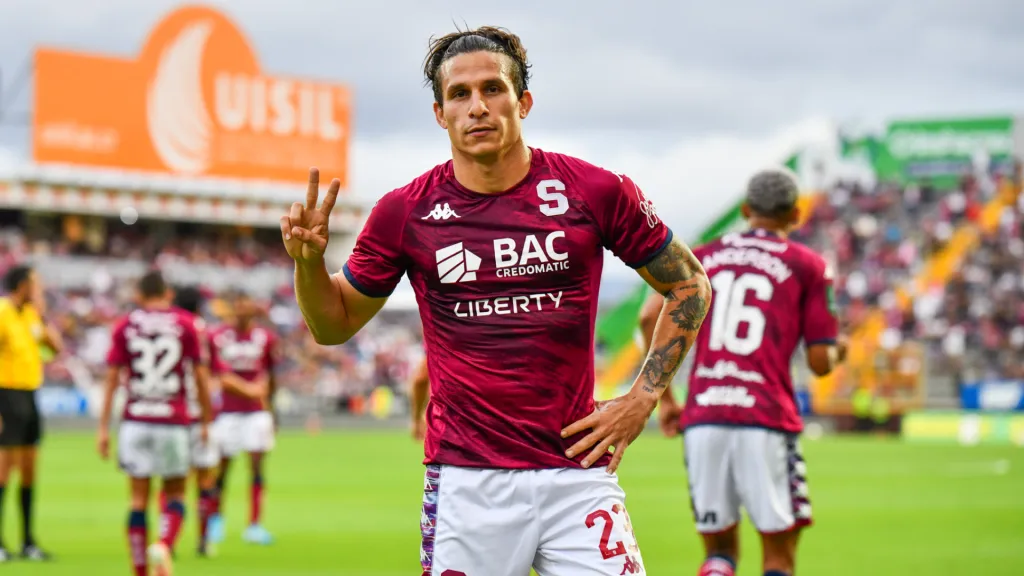 Luis Paradela fue la figura de Deportivo Saprissa en el Clausura 2024. En total, convirtió 10 goles y dio 4 asistencias en 27 partidos. (Foto: Saprissa)
