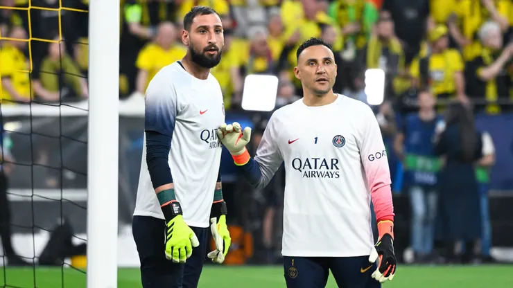 Keylor Navas y Donnarumma tuvieron un mano a mano.