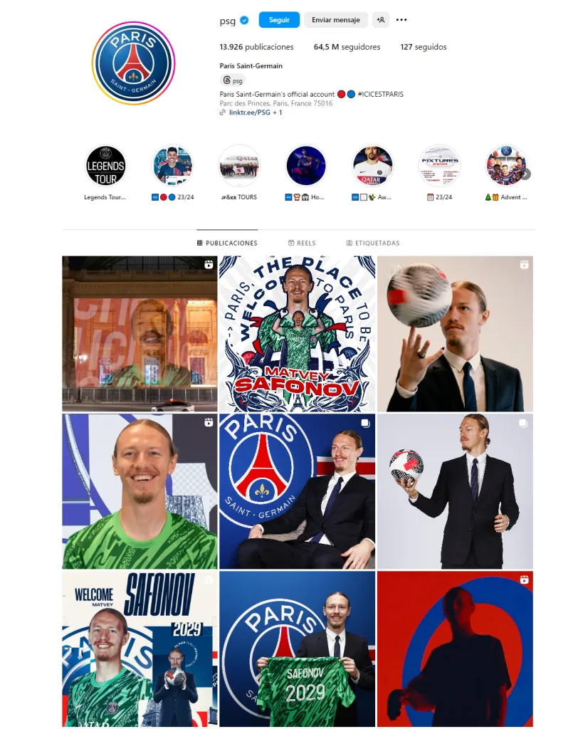 El PSG le hizo una súper presentación