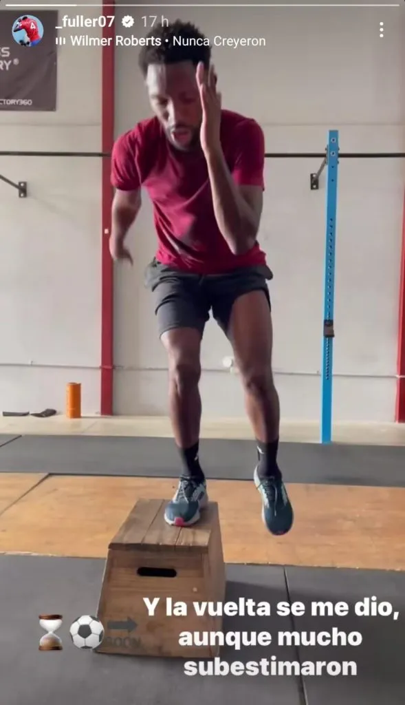 Fuler mandó un mensaje contundente en su cuenta de Instagram. (@_fuller07)