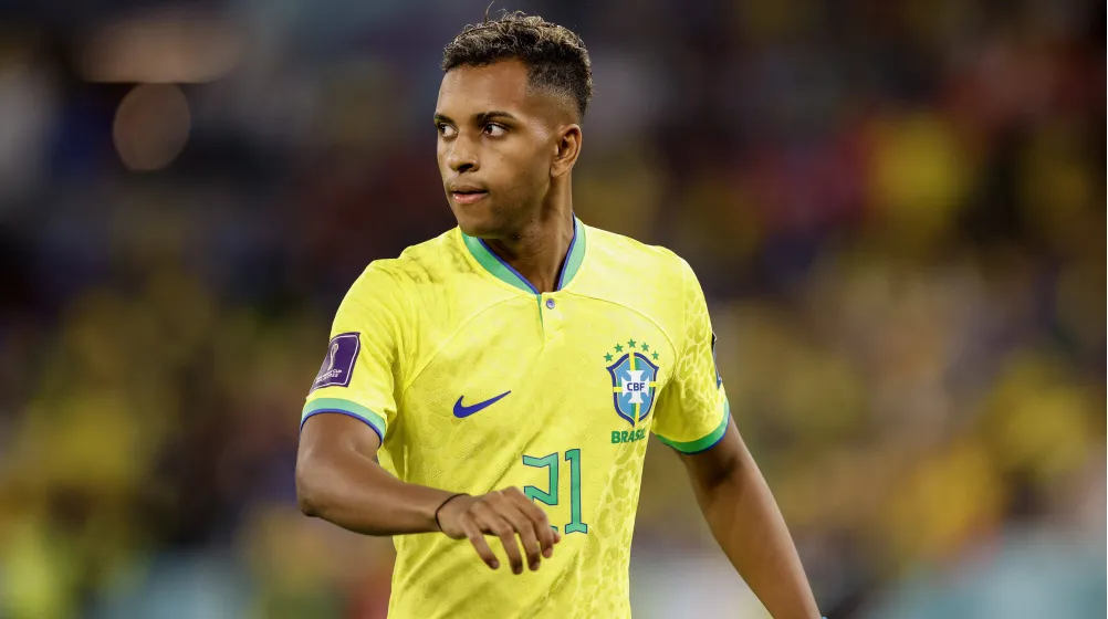 Rodrygo con la Selección de Brasil